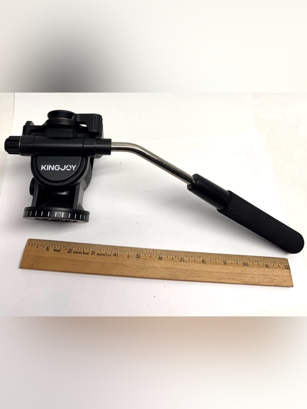 Kingjoy VT-1510 Fluid Tripod Head w/ Quick Release, Pan & Tilt for Videography